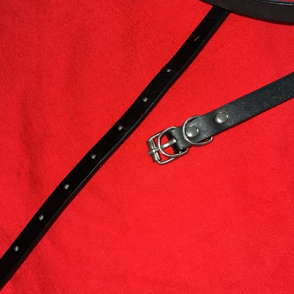 Alternative Goth Waist Belt Harness With Chains - Picture 4 of 7